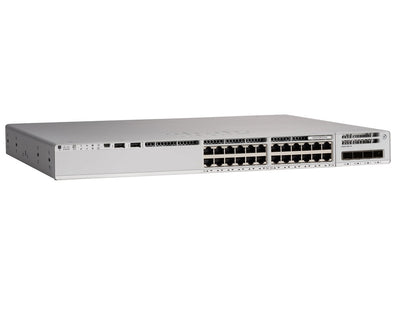 C9300LM-24U-4Y-A - Cisco Catalyst 9300L Mini Switch 24 Port UPoE, 4x25G Fixed Uplinks, Network Advantage - New