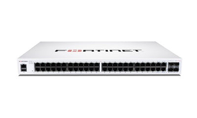 FS-148F-FPOE - Fortinet FortiSwitch 148F Switch, 48 Port GE RJ45 PoE+, 4x 10GE SFP+ Uplink, 740w - Refurb'd