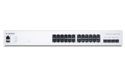 FS-424E-FPOE - Fortinet FortiSwitch 424E Switch, 24 Port GE PoE+, 4x 10GE SFP+ Uplink, 421w - New