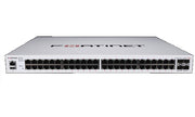 FS-448E-FPOE - Fortinet FortiSwitch 448E Switch, 48 Port GE RJ45 PoE+, 4x 10GE SFP+ Uplink, 772w - Refurb'd