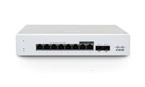 MS130-8X-HW - Cisco Meraki MS130 Compact Access Switch, 8 mGbE Ports PoE, 120w, 10Gbe Fixed Uplinks - New