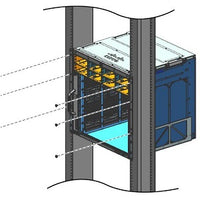 C9407-RACK-19-KIT - Cisco Catalyst 9407 Chassis Rack Mounting Kit - New