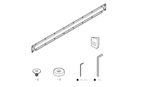 CS-BOARD85-WMK - Cisco Webex Board 85s Wall Mount Kit, Spare - New