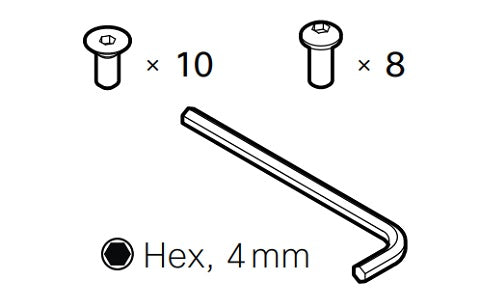 CS-BRDP-WUK-SCRW - Cisco Webex Board Pro Wheel Upgrade Kit Screws, Spare - New