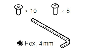 CS-BRDP-WUK-SCRW - Cisco Webex Board Pro Wheel Upgrade Kit Screws, Spare - New