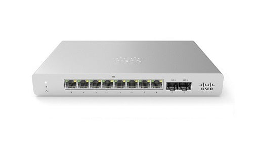 MS120-8LP-HW - Cisco Meraki MS120 Compact Access Switch, 8 Ports PoE, 67w, 1Gbe Fixed Uplinks - New