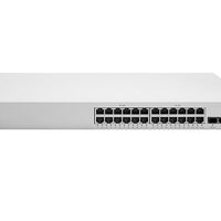 MS225-24P-HW - Cisco Meraki MS225 Stackable Access Switch, 24 Ports PoE, 370w, 10GbE Fixed Uplinks - New